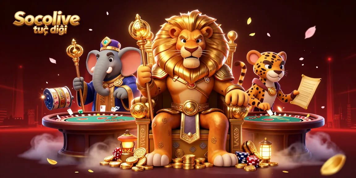 Experience Socolive trực tiếp with engaging 3D casino atmosphere and dynamic gaming elements.
