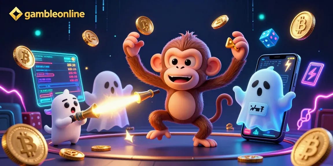 Experience thrilling gambling adventures with the gambleonline platform featuring captivating characters and dynamic crypto elements.