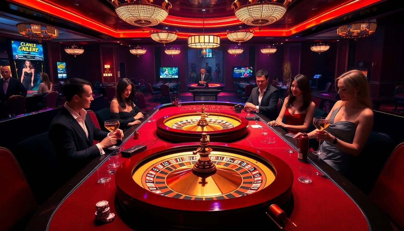 Experience high-stakes excitement with live gambling at https://bj881.it.com/ featuring a dynamic roulette table.