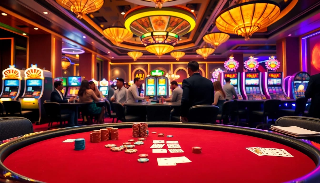 Strategically placing poker chips at ku88m.com in a luxurious casino setting.