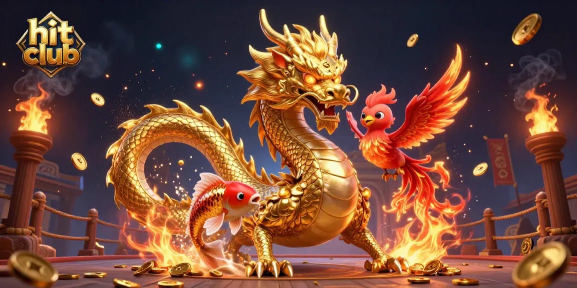 Hit club's engaging game experience comes alive with a dynamic 3D casino illustration.