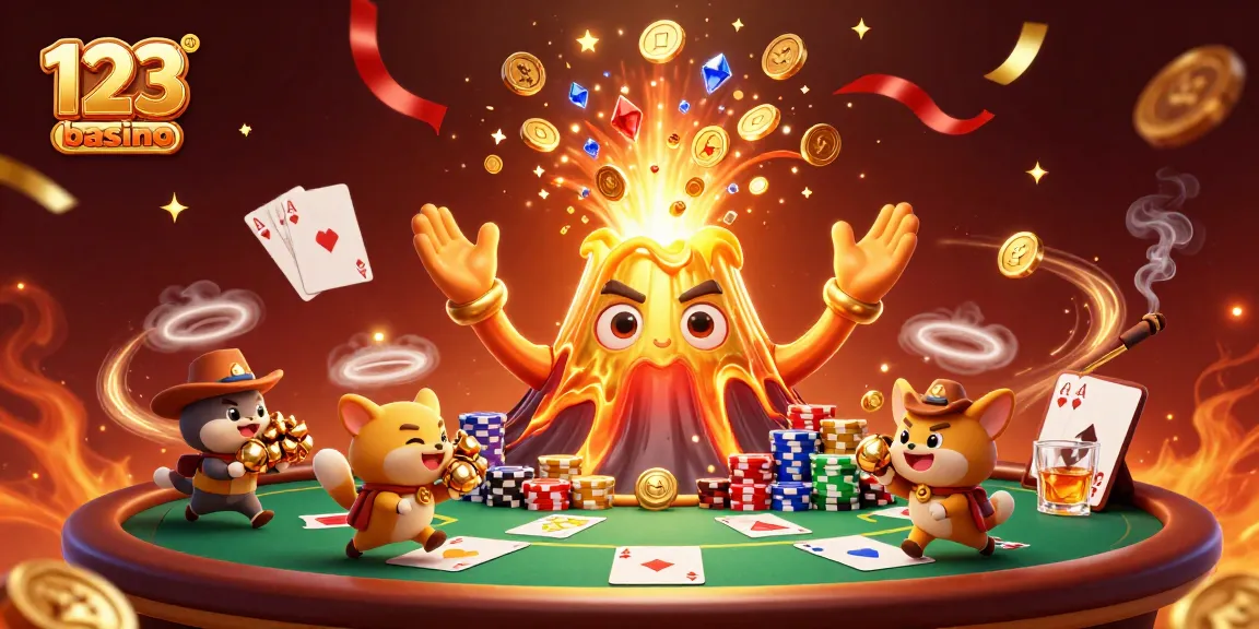 Experience the excitement of 123b casino with golden treasures and vibrant gameplay elements