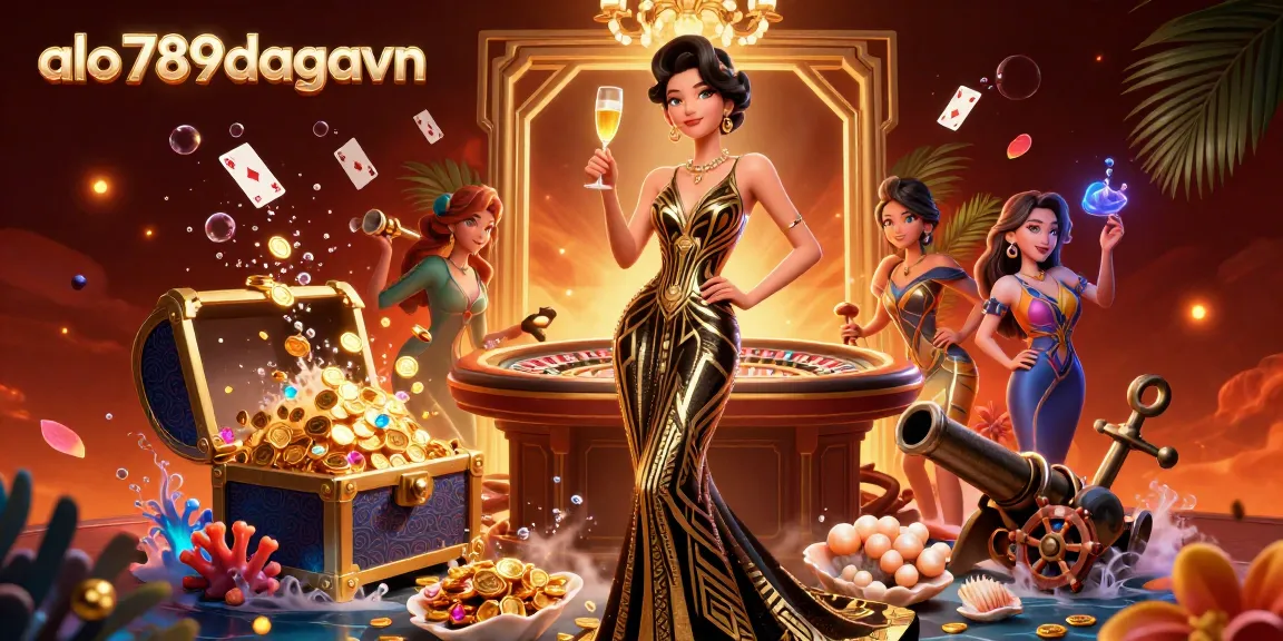 Winning on alo789dagavn with a glamorous Asian woman in a casino setting.