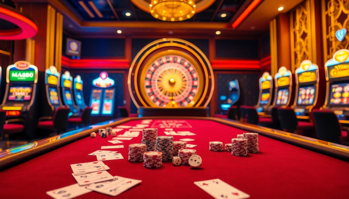 Experience the thrill of Mm88 with vibrant poker tables, spinning roulette wheels, and exciting slot machines.