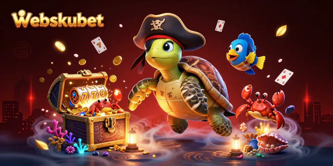 Capture winning moments with webskubet's vibrant casino-themed illustration showcasing exciting characters and dynamic gaming elements