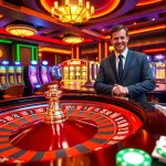 Exciting casino scene featuring Du88 roulette wheel with vibrant poker chips and cards.
