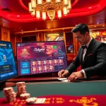 Engaging players in a game of luckywin tài xỉu in a vibrant online casino atmosphere.