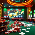 Experience the excitement of the 777X app with a vibrant online casino interface featuring digital roulette and slot machines.