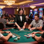 Experience the thrill of betting at 9BET's engaging blackjack tables with lively players.