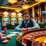 Experience thrilling action at a JL111 casino table featuring vibrant poker chips and cards.