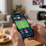 Engaging mobile betting session on j188 app, showcasing live odds and strategic gameplay
