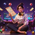 Join exciting games at 39bet while celebrating with colorful lottery balls and spinning prizes.