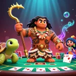 Engage in thrilling bets at ta88 with vibrant poker action and mythical characters.