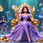 Engage with the gk88 casino experience featuring a royal character amidst vibrant gambling elements and jackpot symbols.