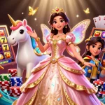 Experience thrilling gaming at 98win9 with a dynamic casino party atmosphere featuring vibrant slots and rich visuals.