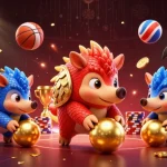 Experience thrilling bets with tg88 as pangolins compete in a vibrant casino scene.