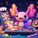 Experience GO88 Chính Thức with vibrant characters celebrating casino games, showcasing lively action and dynamic elements.