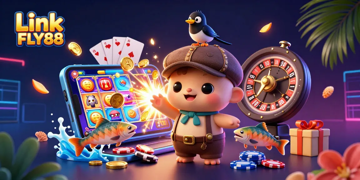 Engage with Link FLY88 by exploring exciting slot games and dynamic casino scenes.