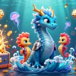 Experience the thrill of gaming with a vibrant casino no deposit bonus scene featuring magical creatures and slot machines.