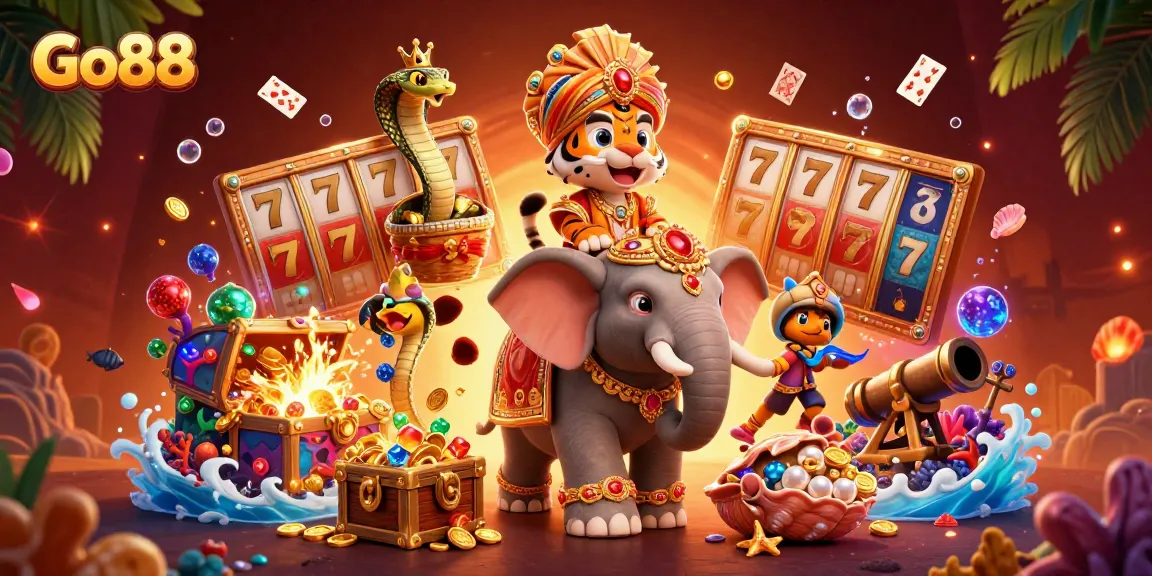 Engage with Go88's thrilling slot games featuring vibrant characters and rich rewards.